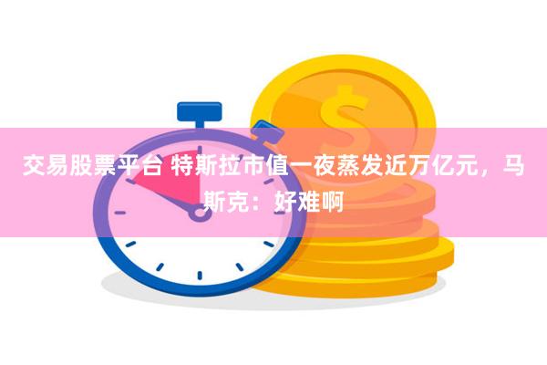 交易股票平台 特斯拉市值一夜蒸发近万亿元，马斯克：好难啊